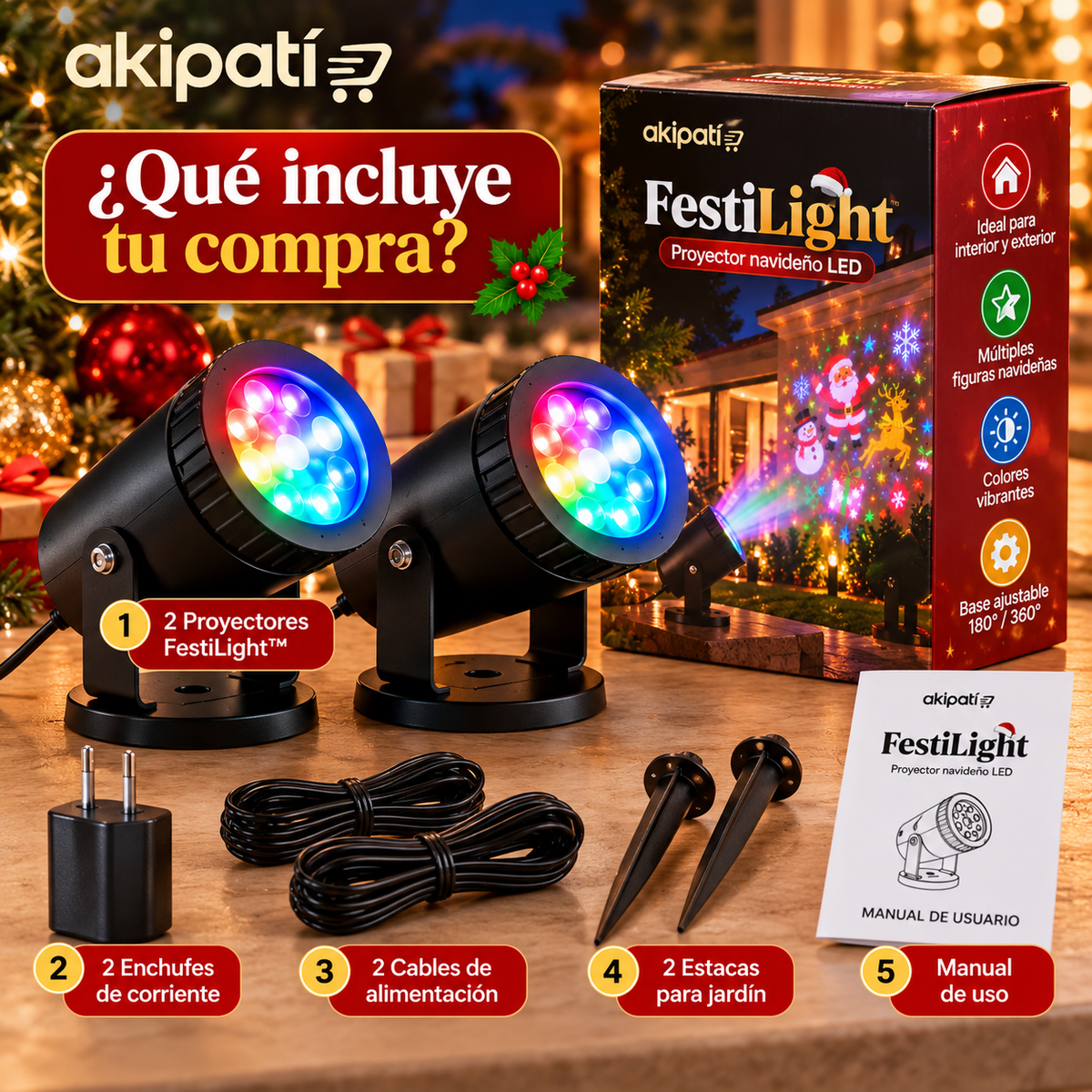 FestiLight™ Proyector Navideño OFERTA 2x1