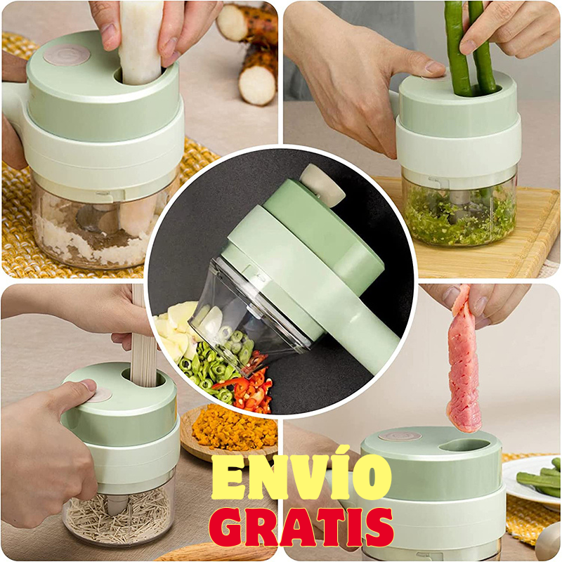 Picador de verduras eléctrica portátil