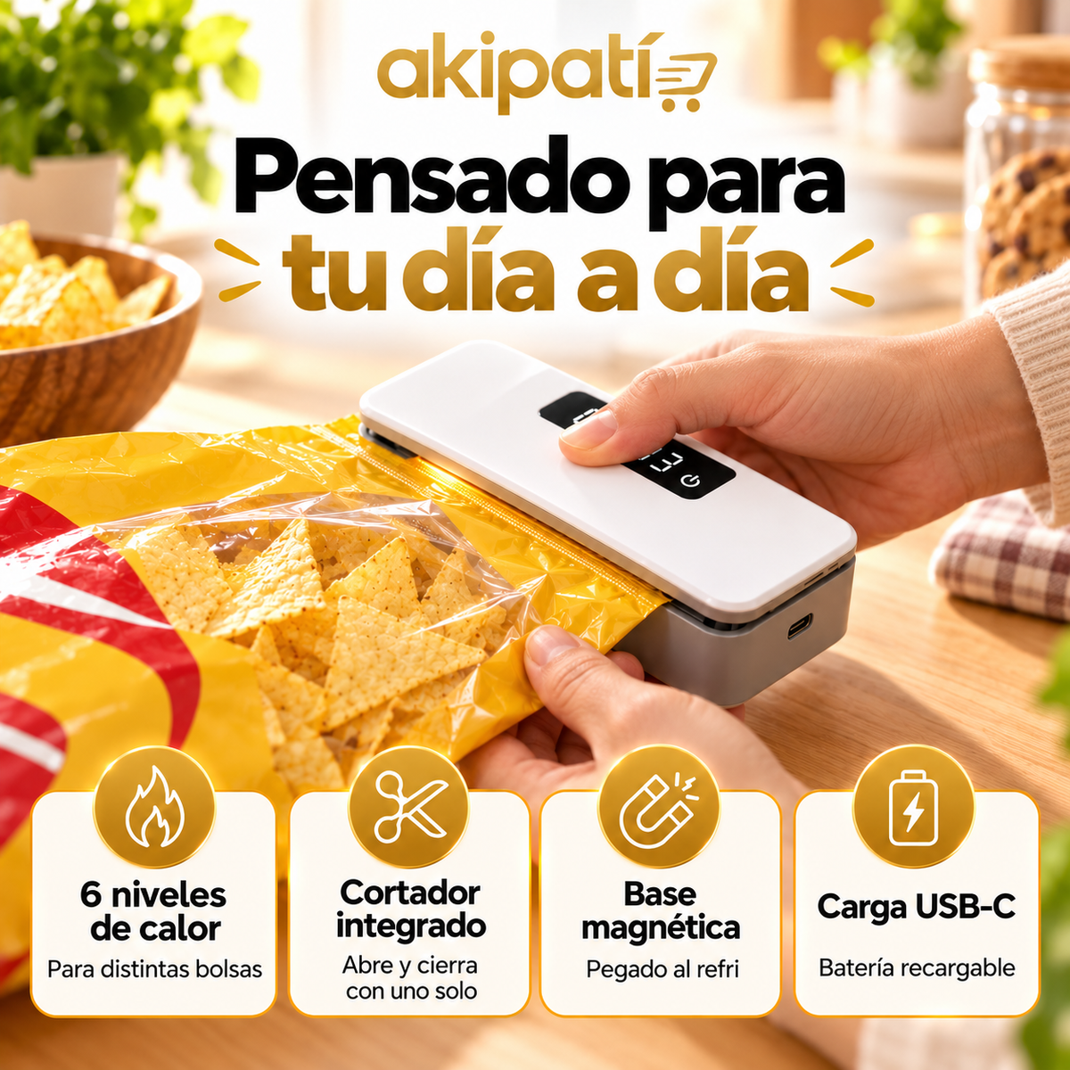 SellaClip™ Mini Selladora USB Aprovecha el 2x1 !!