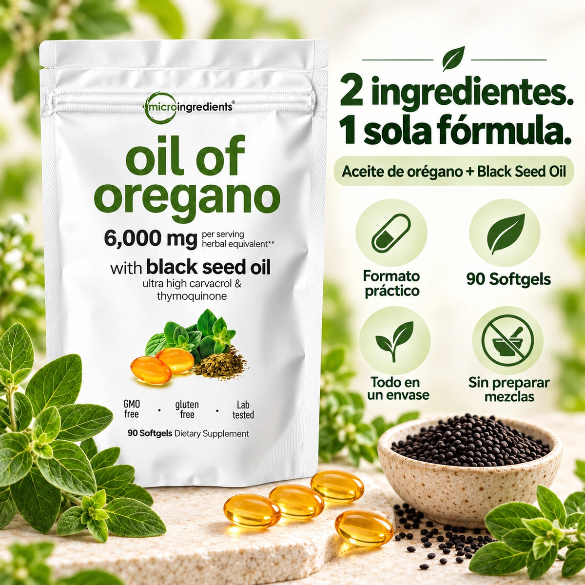 OIL OF OREGANO hasta 50% Dcto.