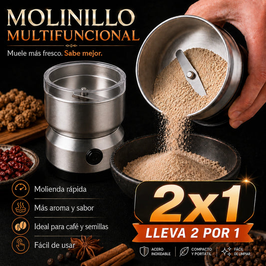 PACK DE MOLINILLOS ELECTRICOS PARA CAFE, ESPECIAS Y SEMILLAS