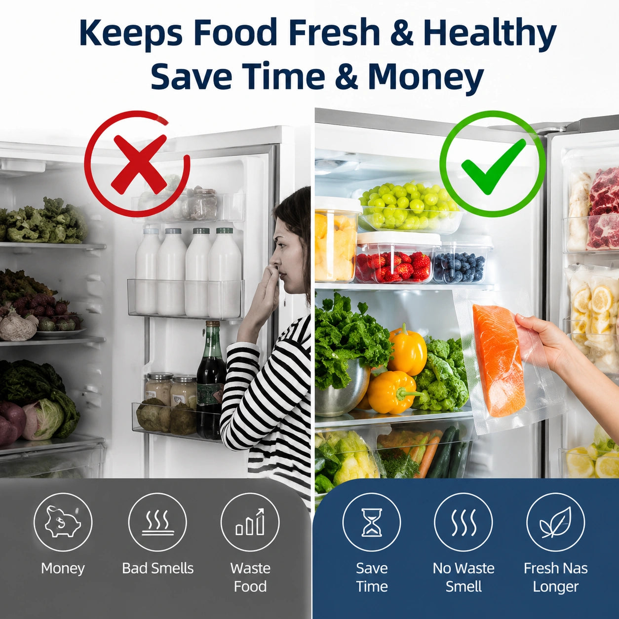 Máquina Selladora al Vacío para Alimentos