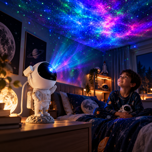 LAMPARA PROYECTOR ASTRONAUTA