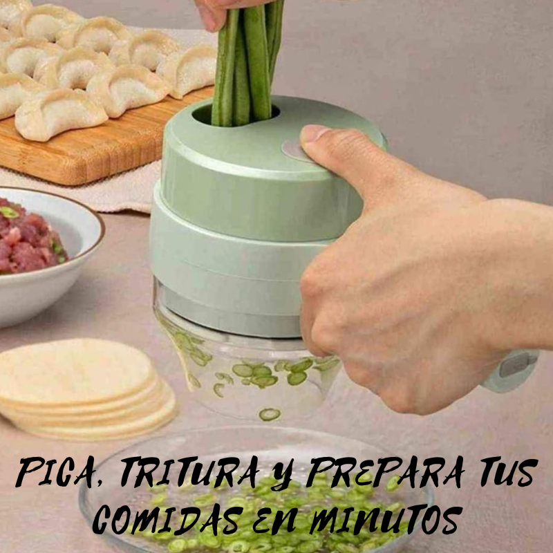 Picador de verduras eléctrica portátil